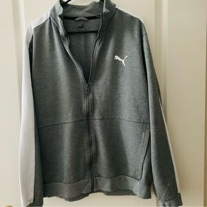Puma Fleece Track Jacket Full-Zip Sz XL